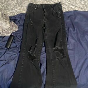 Black Jeans Bellbottoms